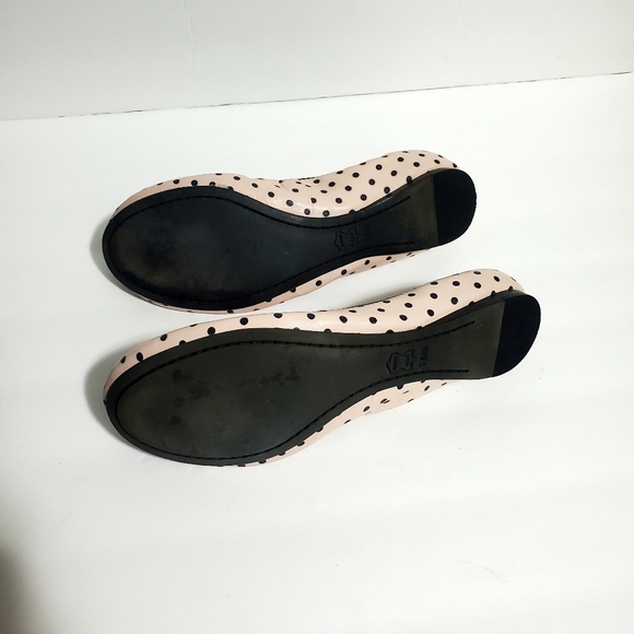 Tory Burch pale pink polka dot Minnie flats sz 7.5M - Picture 4 of 5